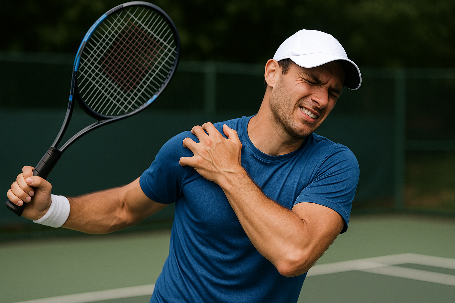 Douleur épaule tennis