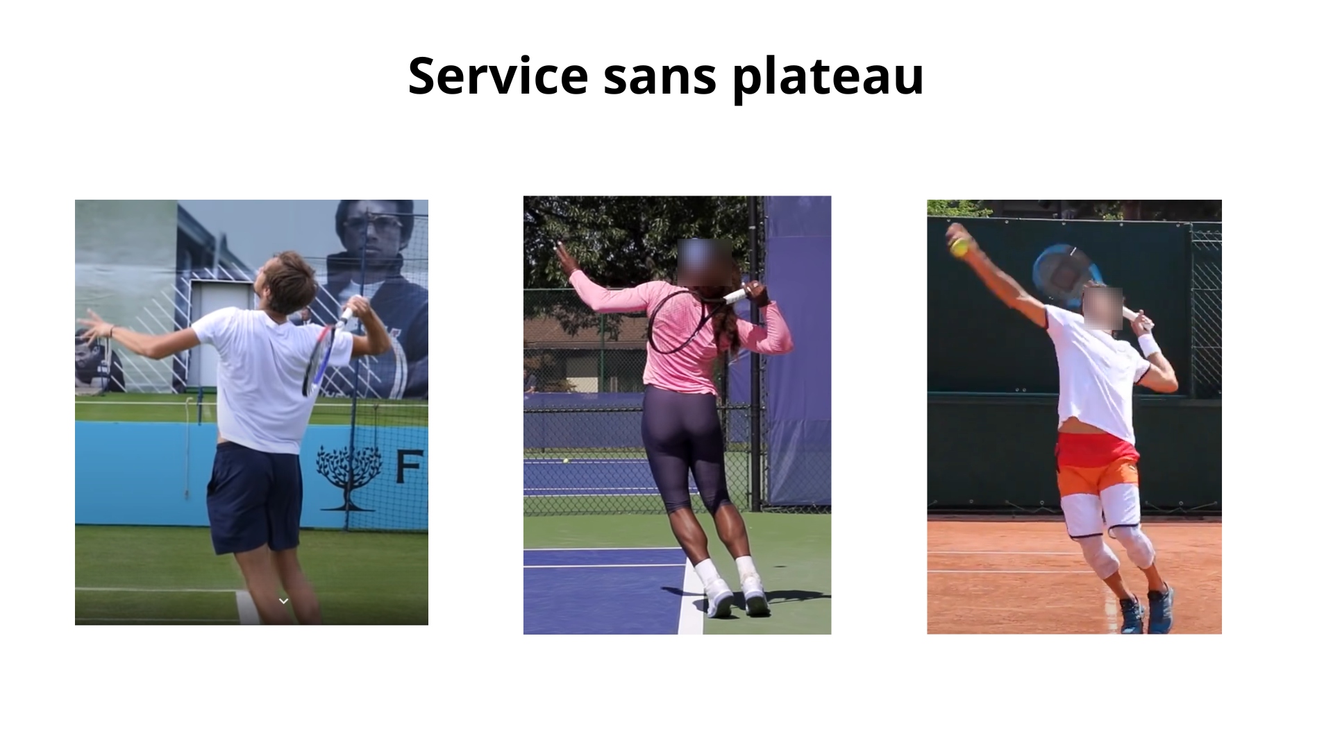 Service sans plateau